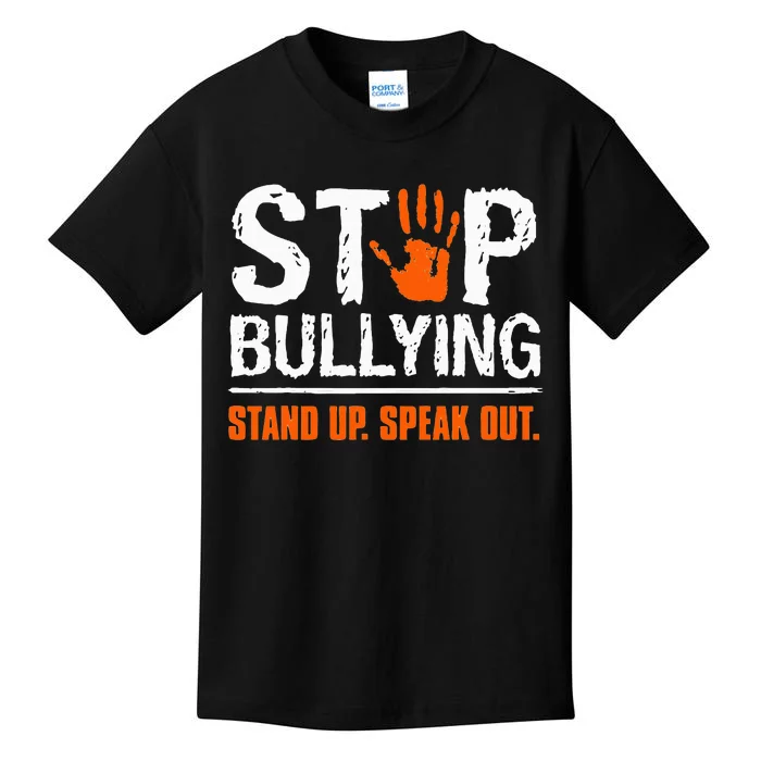 Orange Unity Day Stand Up Against Bullying Kids T-Shirt