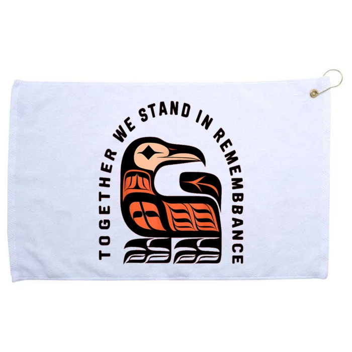 Orange Unity Day: Native American Every Child Grommeted Golf Towel