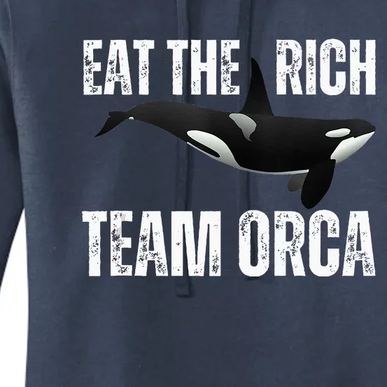 Orca Uprising Eat The Rich Team Orca Women's Pullover Hoodie