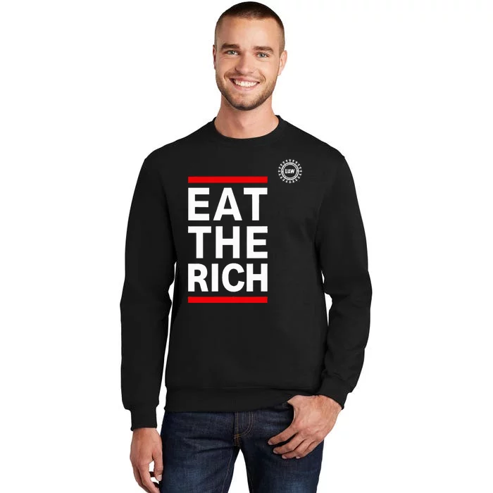 O.fficial UAW Eat The Rich Tall Sweatshirt