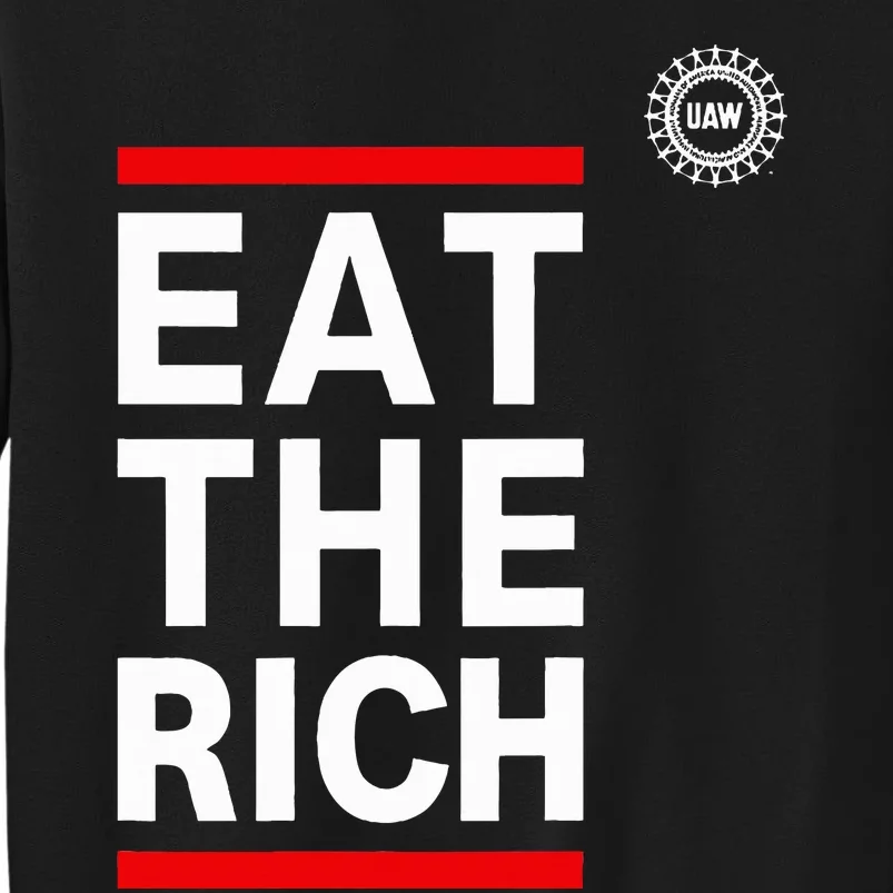 O.fficial UAW Eat The Rich Tall Sweatshirt