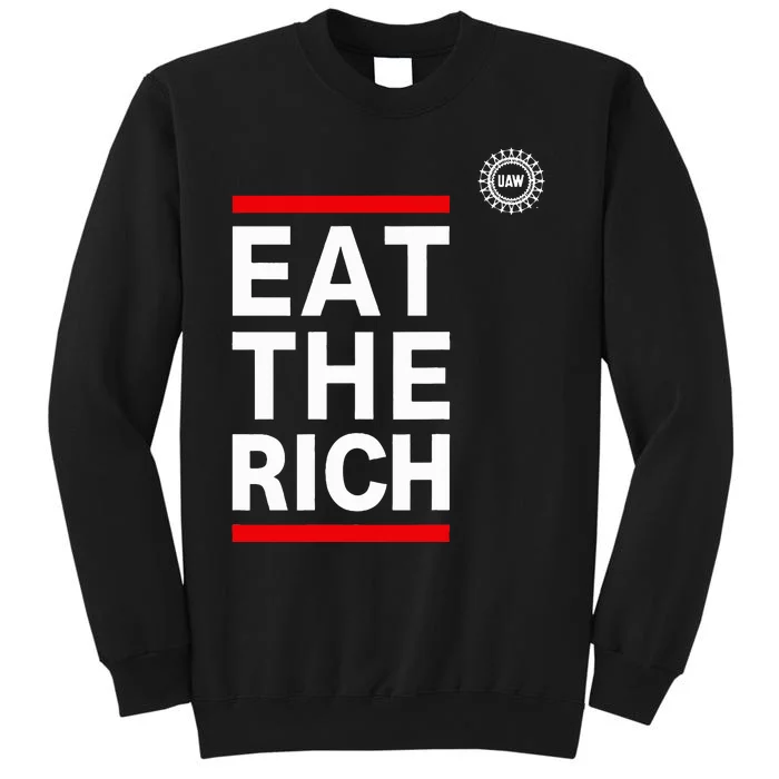 O.fficial UAW Eat The Rich Tall Sweatshirt