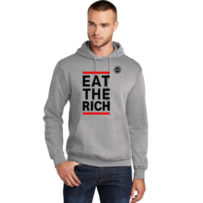 Official Uaw Eat The Rich Tall Hoodie