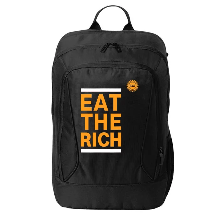 Official Uaw Eat The Rich City Backpack