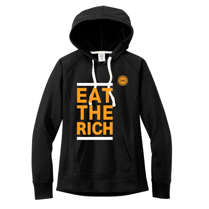 Official Uaw Eat The Rich Women's Fleece Hoodie