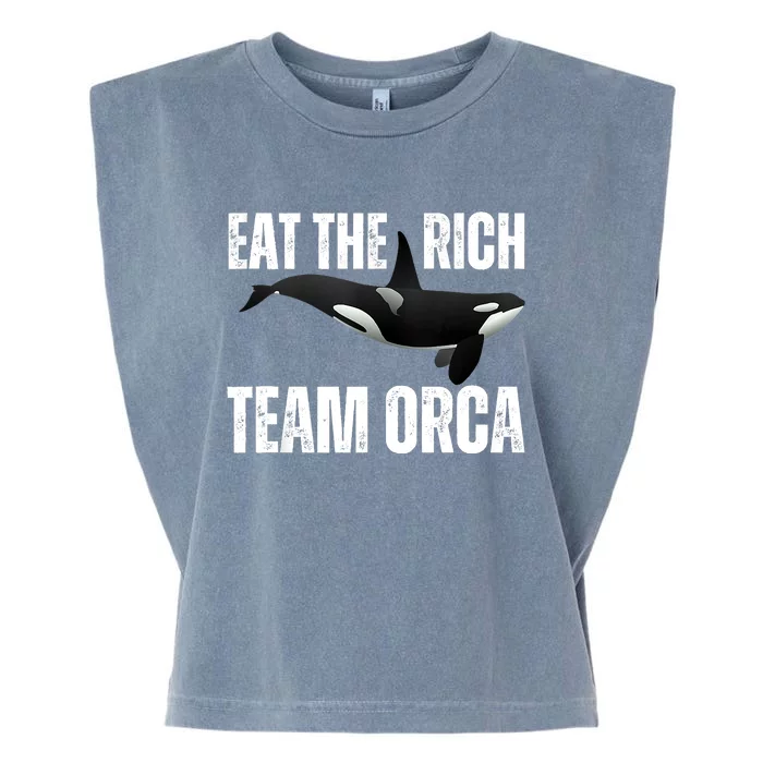 Orca Uprising Eat The Rich Team Orca Garment-Dyed Women's Muscle Tee