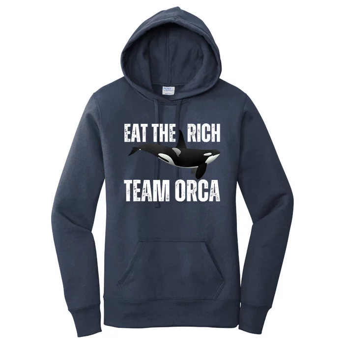 Orca Uprising Eat The Rich Team Orca Women's Pullover Hoodie