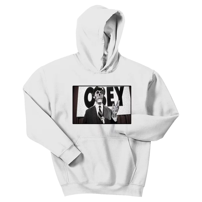 Obey Usa Freedom Funny Defy Fight 2 Kids Hoodie