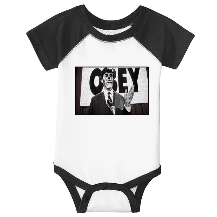 Obey Usa Freedom Funny Defy Fight 2 Infant Baby Jersey Bodysuit