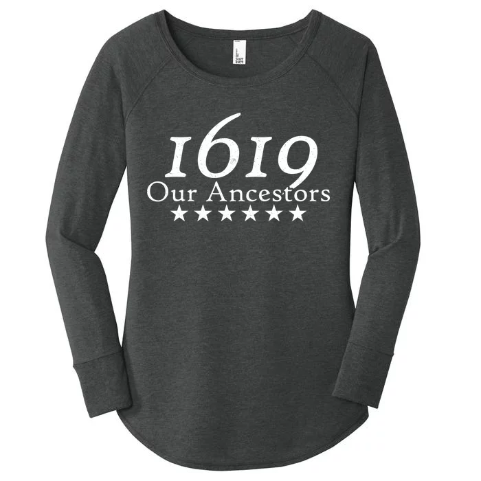 Our Ancestors 1619 Heritage Women's Perfect Tri Tunic Long Sleeve Shirt