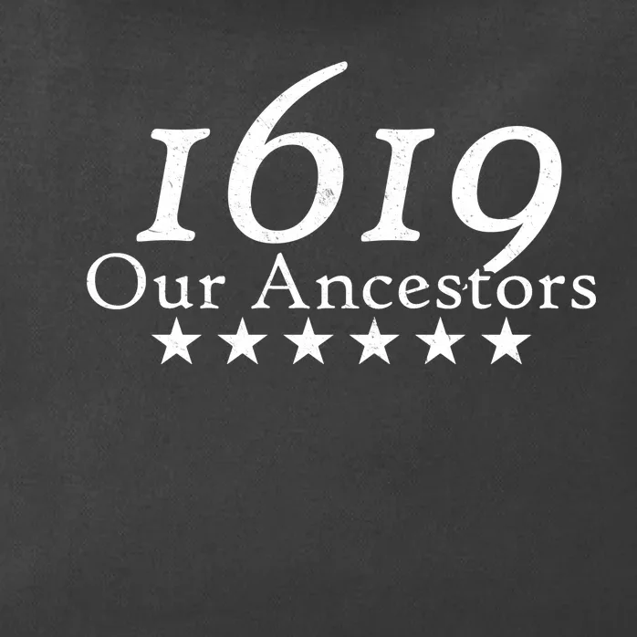 Our Ancestors 1619 Heritage Zip Tote Bag