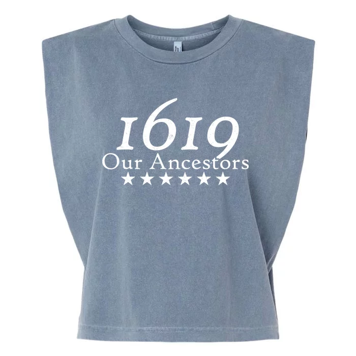 Our Ancestors 1619 Heritage Garment-Dyed Women's Muscle Tee