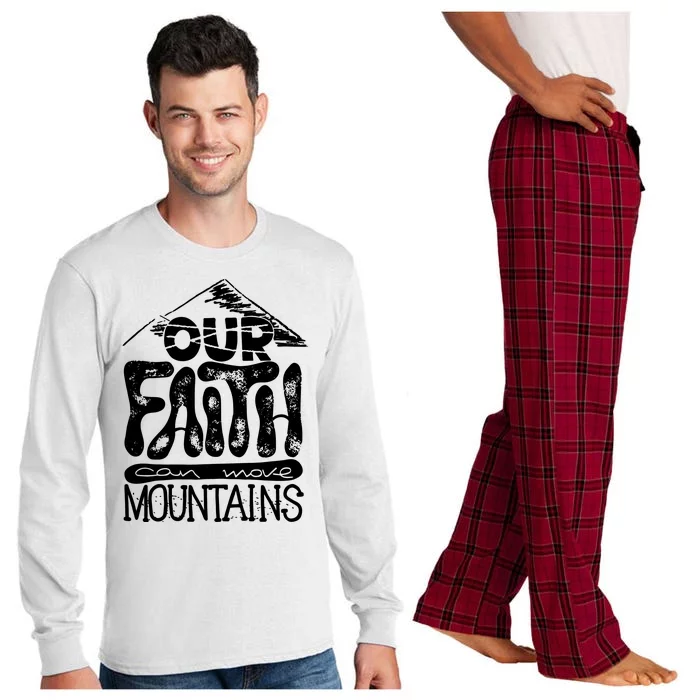 Our Faith Can Move Mountains Long Sleeve Pajama Set