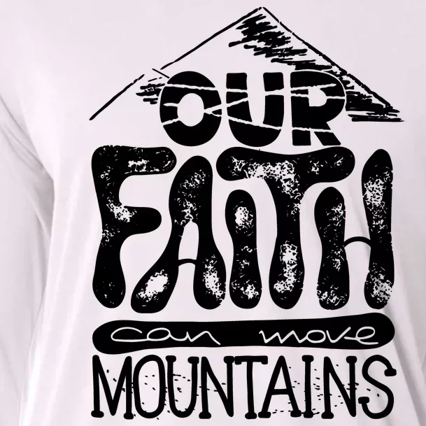 Our Faith Can Move Mountains Cooling Performance Long Sleeve Crew