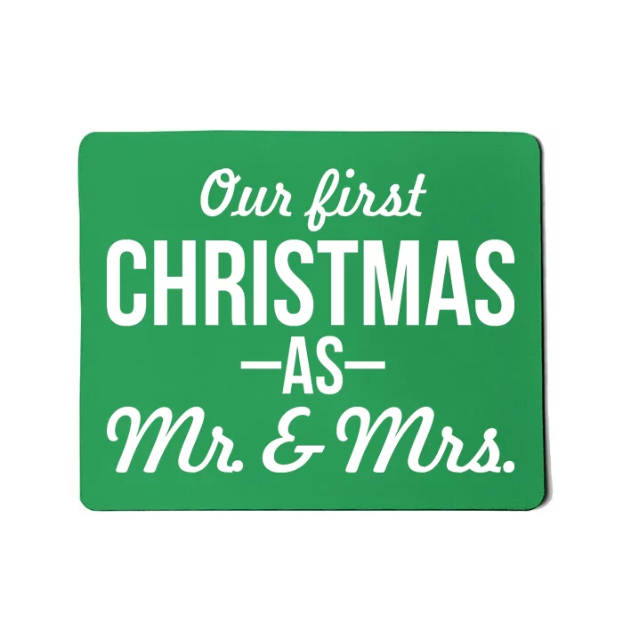 Our First Christmas As Mr. & Mrs. Mousepad