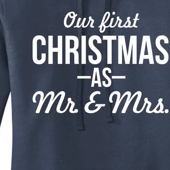 Our First Christmas As Mr. & Mrs. Women's Pullover Hoodie