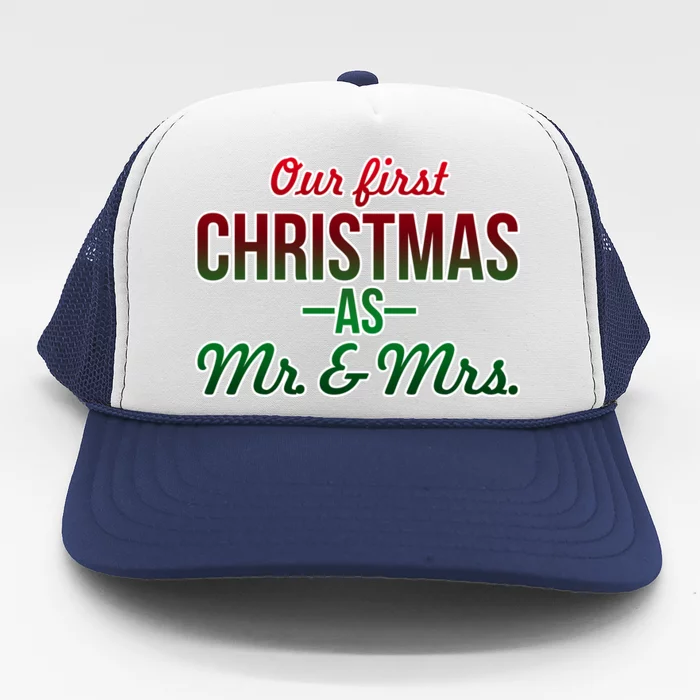 Our First Christmas As Mr. & Mrs. Trucker Hat