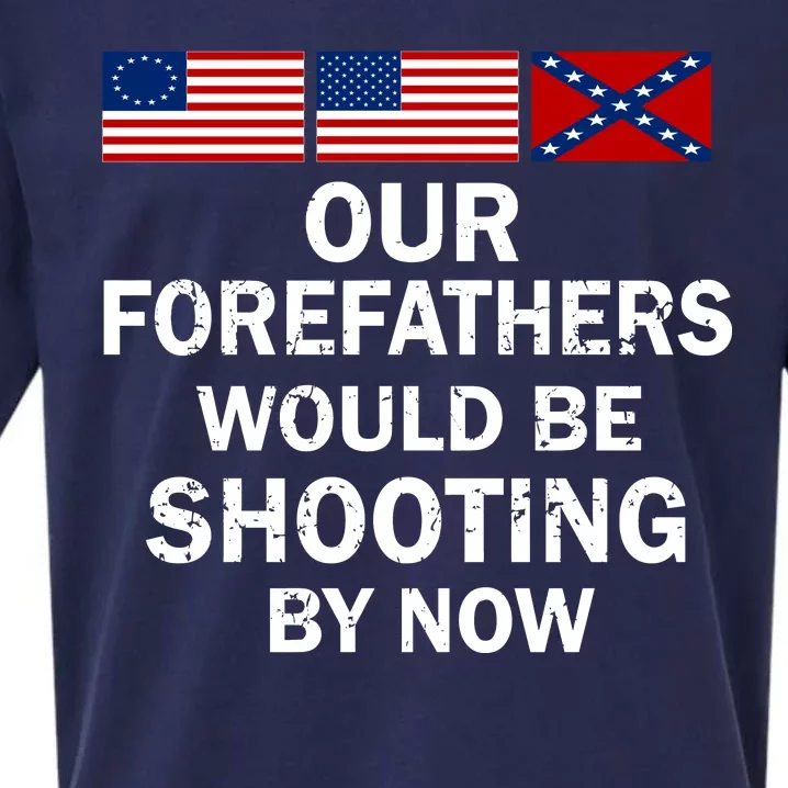 Our Forefathers Would Be Shooting By Now Sueded Cloud Jersey T-Shirt