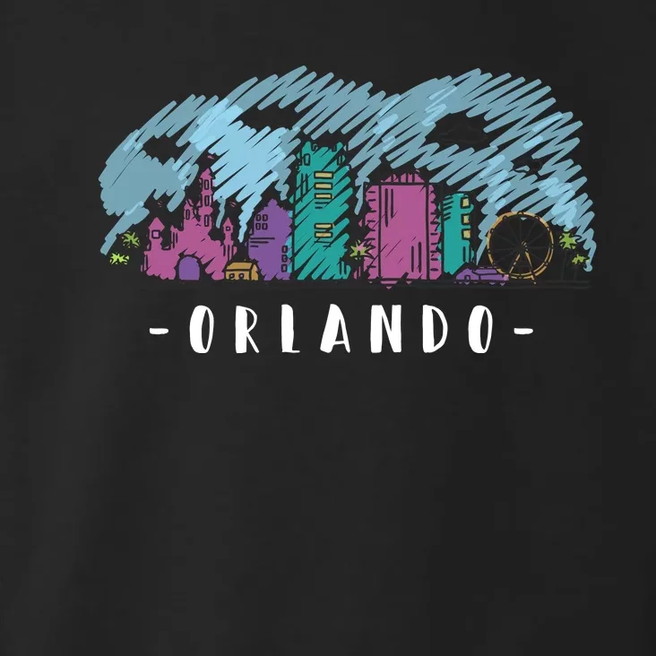 Orlando USA Skyline Sketch Toddler Hoodie