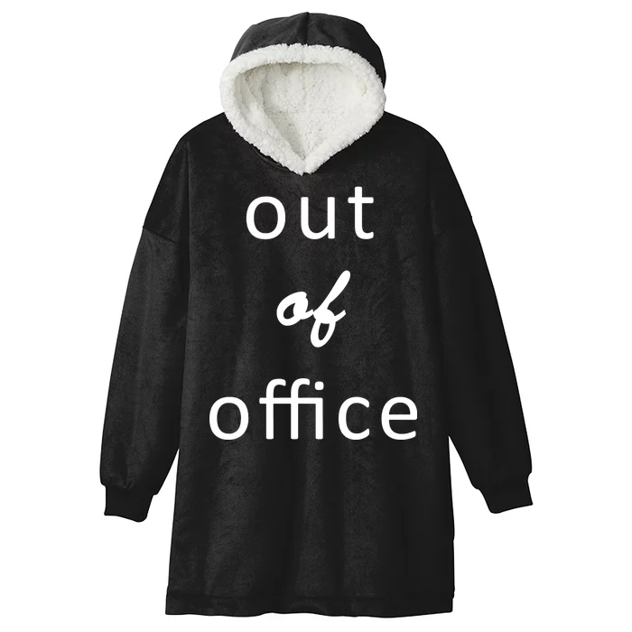 Out Of Office Hooded Wearable Blanket