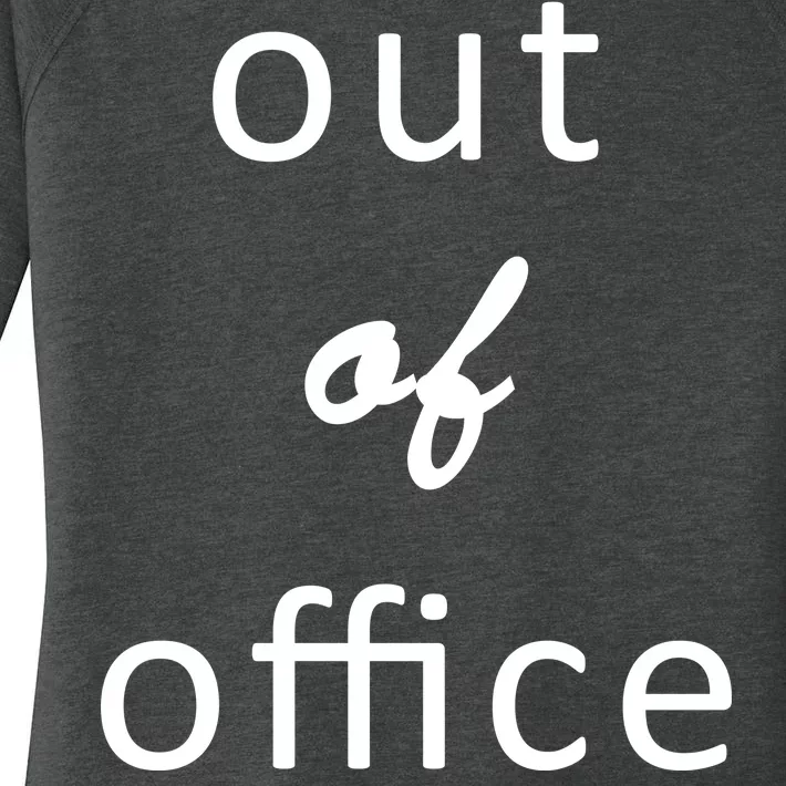 Out Of Office Women's Perfect Tri Tunic Long Sleeve Shirt