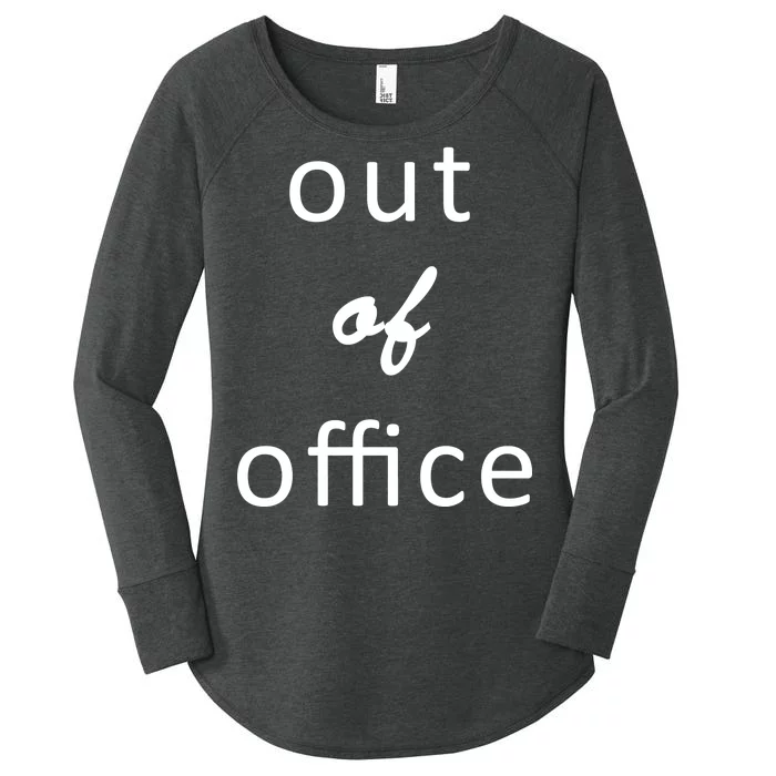 Out Of Office Women's Perfect Tri Tunic Long Sleeve Shirt