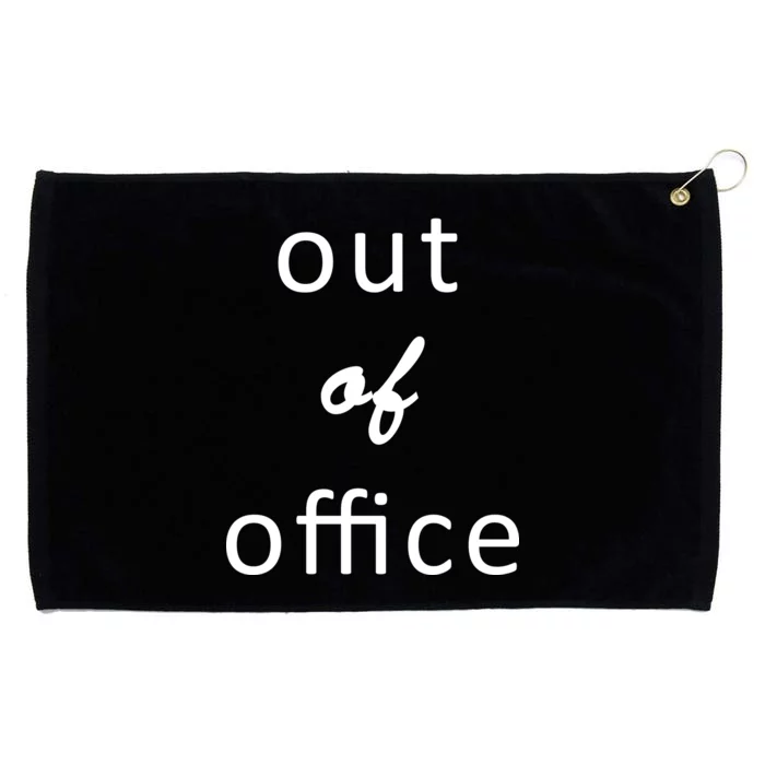 Out Of Office Grommeted Golf Towel