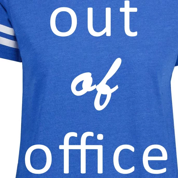 Out Of Office Enza Ladies Jersey Football T-Shirt