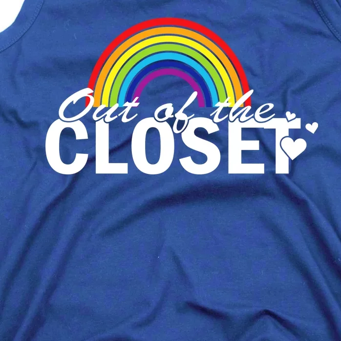 Out Of The Closet Rainbow Tank Top