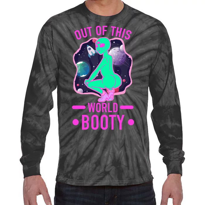 Out Of This World Booty Tie-Dye Long Sleeve Shirt