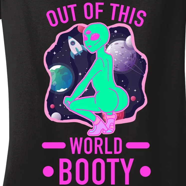 Out Of This World Booty Women's V-Neck T-Shirt