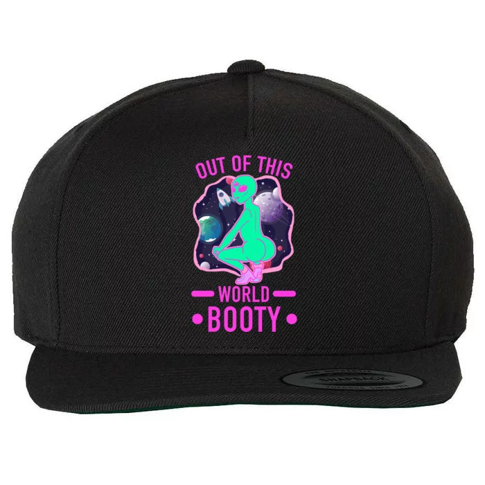 Out Of This World Booty Wool Snapback Cap