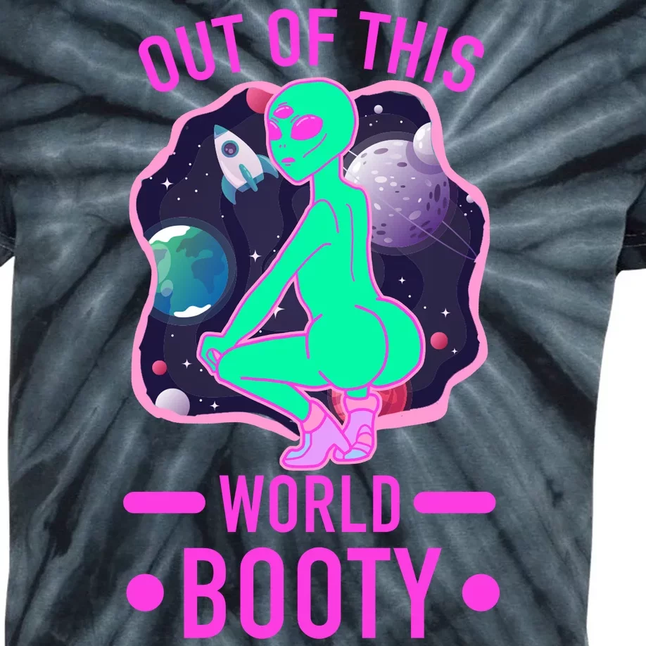 Out Of This World Booty Kids Tie-Dye T-Shirt