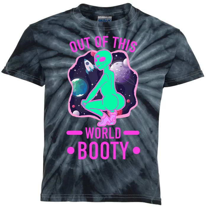 Out Of This World Booty Kids Tie-Dye T-Shirt