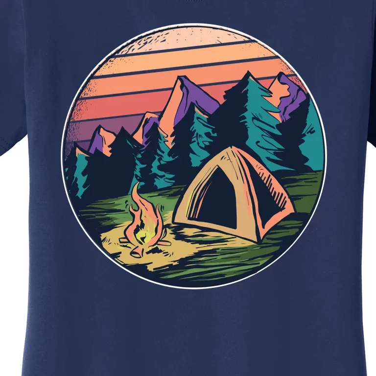 Outdoor Camping Sunset Women's T-Shirt