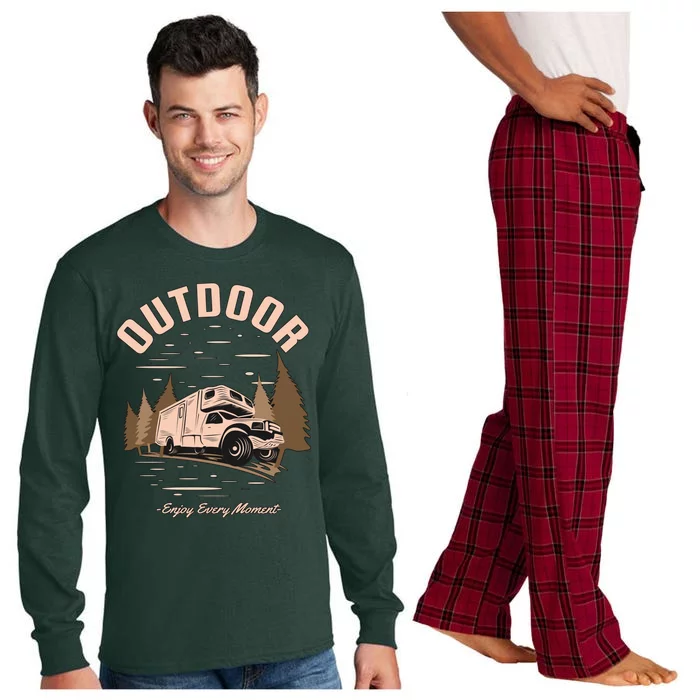 Outdoor Enjoy Every Moment Long Sleeve Pajama Set