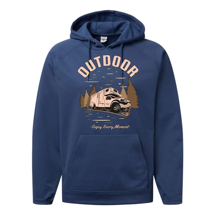 Outdoor Enjoy Every Moment Performance Fleece Hoodie