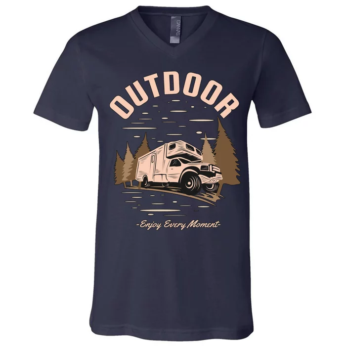 Outdoor Enjoy Every Moment V-Neck T-Shirt