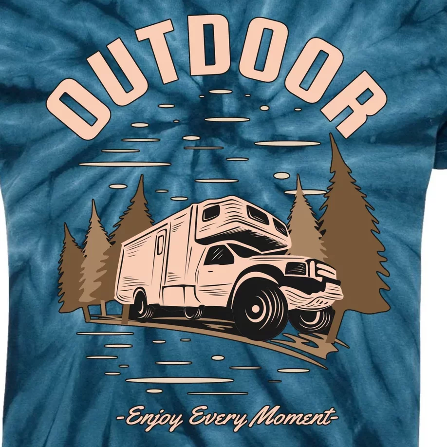 Outdoor Enjoy Every Moment Kids Tie-Dye T-Shirt