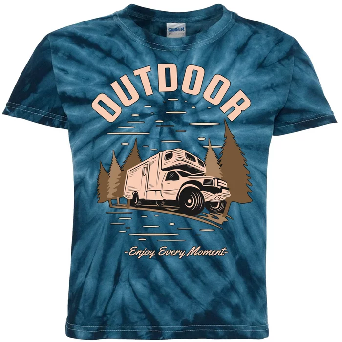 Outdoor Enjoy Every Moment Kids Tie-Dye T-Shirt