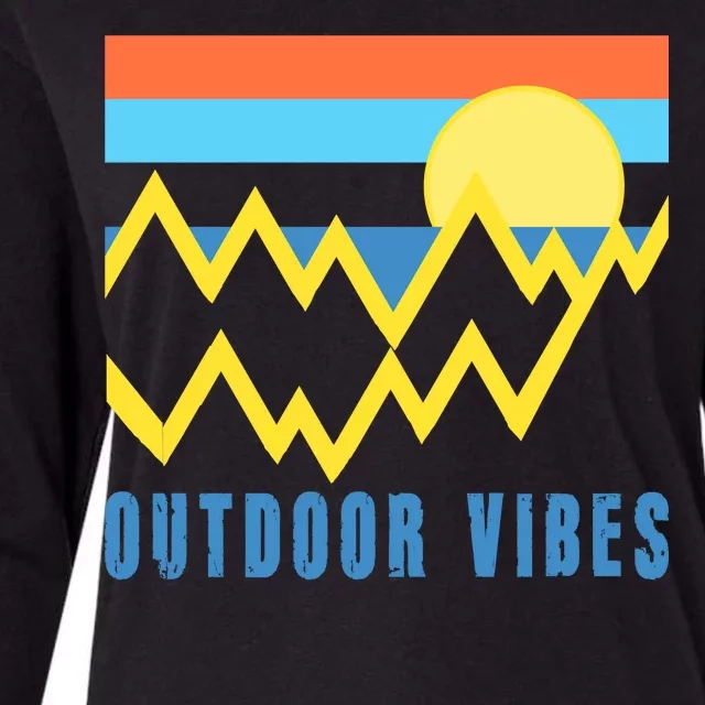 Outdoor Vibes Womens Cotton Relaxed Long Sleeve T-Shirt