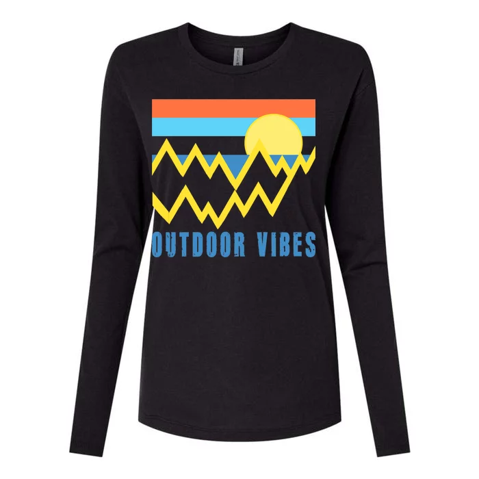 Outdoor Vibes Womens Cotton Relaxed Long Sleeve T-Shirt