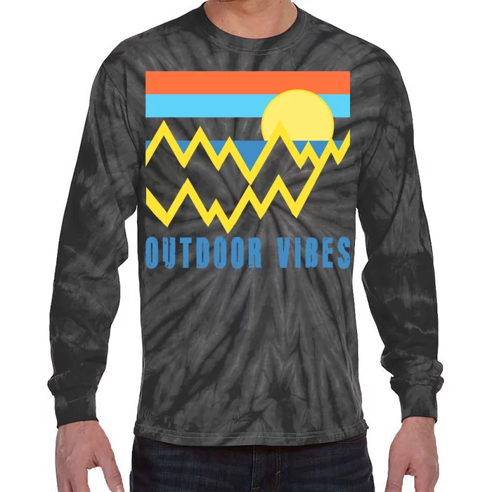 Outdoor Vibes Tie-Dye Long Sleeve Shirt