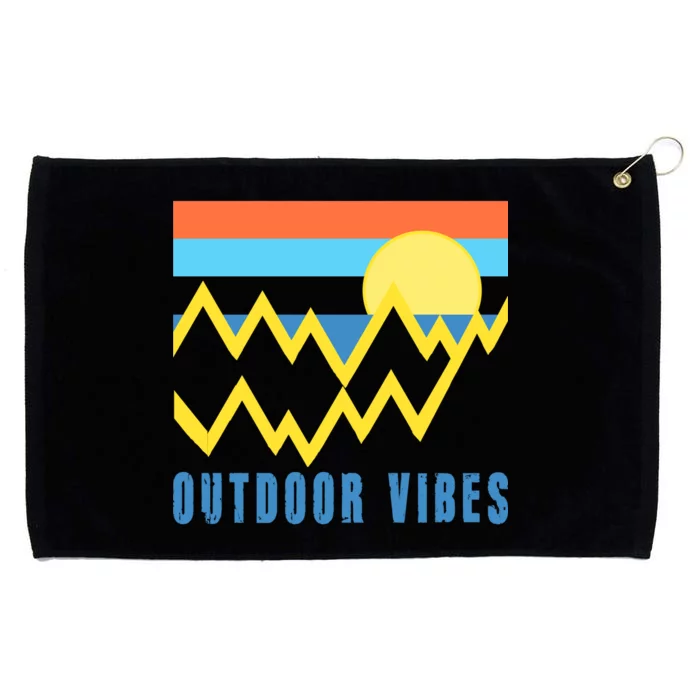 Outdoor Vibes Grommeted Golf Towel