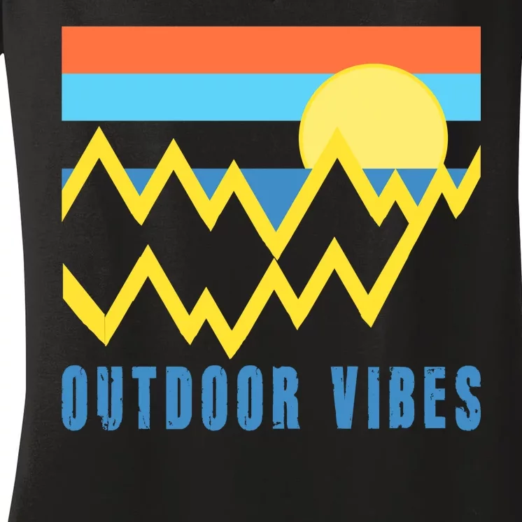 Outdoor Vibes Women's V-Neck T-Shirt