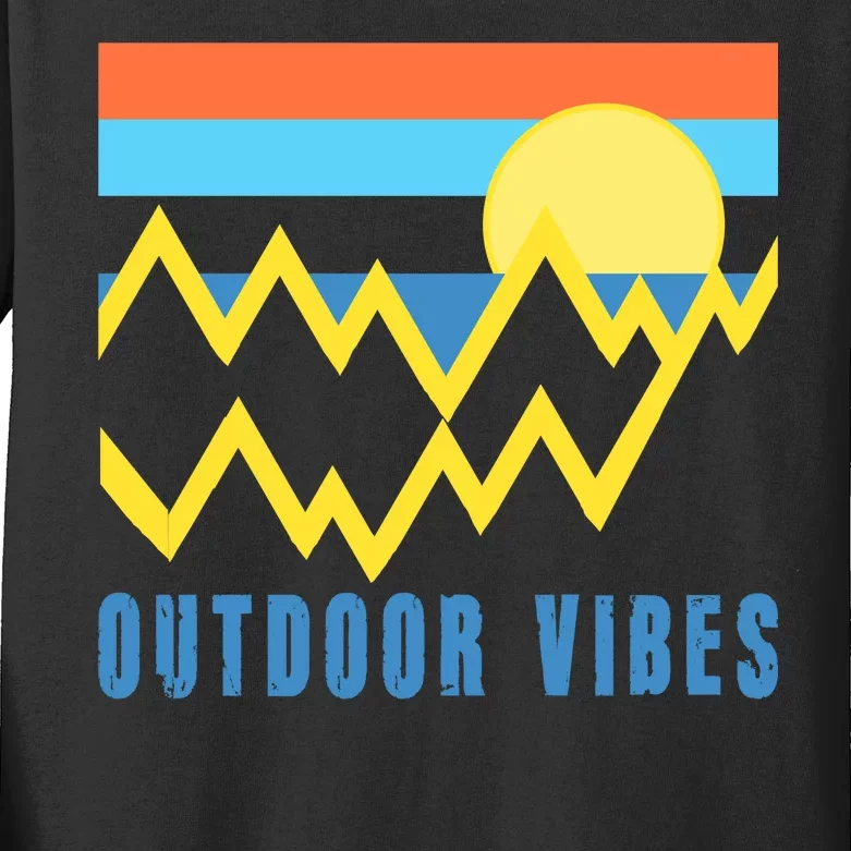 Outdoor Vibes Kids Long Sleeve Shirt