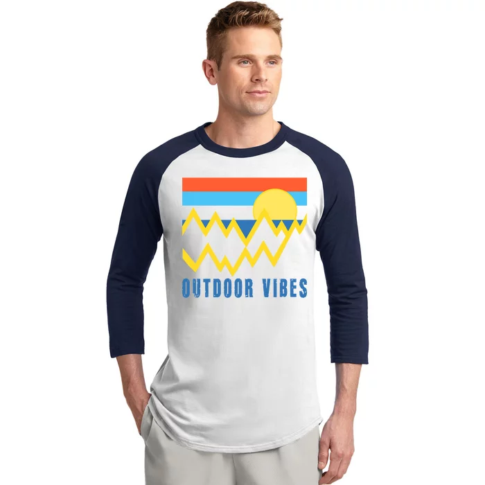 Outdoor Vibes Baseball Sleeve Shirt