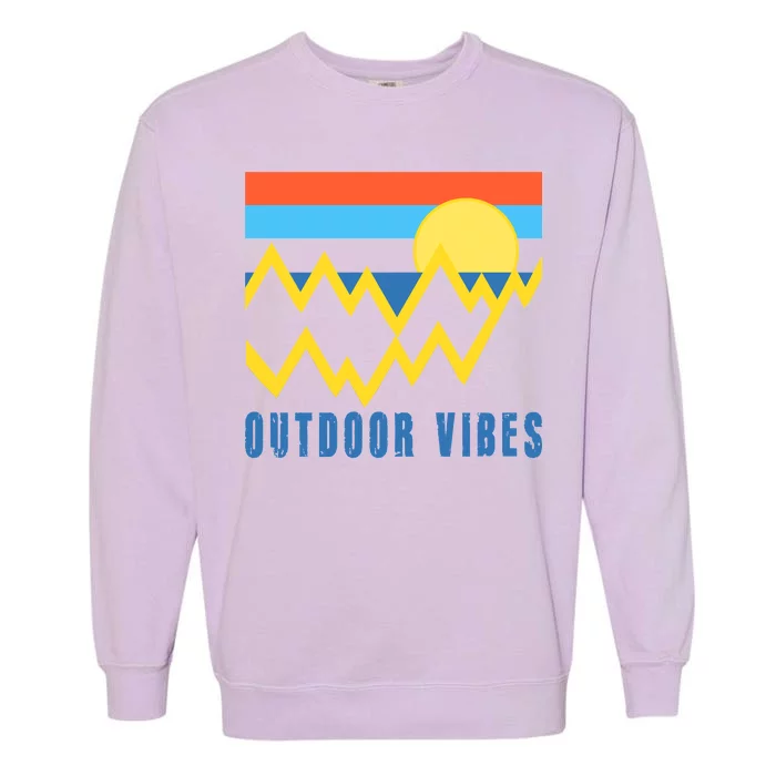 Outdoor Vibes Garment-Dyed Sweatshirt