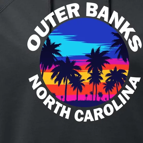 Outer Banks North Carolina Performance Fleece Hoodie