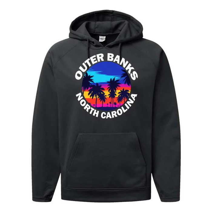 Outer Banks North Carolina Performance Fleece Hoodie